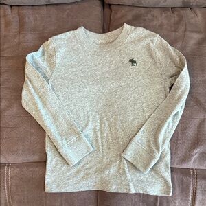 Gray Long Sleeve Kids Shirt